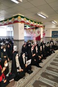 تصاویر/ مراسم گرامیداشت آیت الله صافی گلپایگانی(ره) در مدرسه علمیه خواهران الزهراء شاهیندژ با حضور دانش آموزان