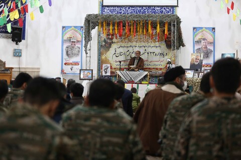 تصاویر/ یادواره شهدای مدافع حرم در مسجد خاتم الانبیاء پردیسان