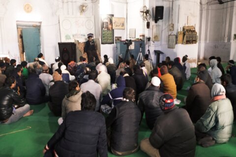 لکھنؤ؛ آصفی مسجد میں آیت اللہ العظیٰ صافی گلپایگانی کی ترویح روح کے لیے مجلس عزا منعقد