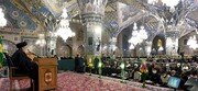 Imam Reza holy shrine mournful of Imam Hadi’s martyrdom anniversary