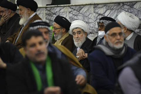 تصاویر/ مراسم بزرگداشت مرحوم آیت الله العظمی صافی گلپایگانی در مسجد خضراء نجف اشرف