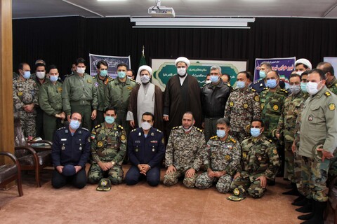تصاویر / دیدار فرماندهان و خلبانان نیروی هوایی ارتش با نماینده ولی فقیه در همدان