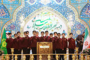 اجرای مشترک ۷ گروه سرود شاخص استان قم در ۲۲ بهمن