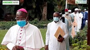 دیدار جمعی از مسلمان ساحل‌عاج با اسقف اعظم این کشور + تصاویر