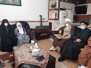 دیدار نماینده ولی‌فقیه در کردستان با خانواده‌های شهدای سروآباد