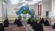 مراسم گرامیداشت دهه فجر در مدرسه علمیه حضرت خدیجه کبری (س) سوسنگرد برگزار شد