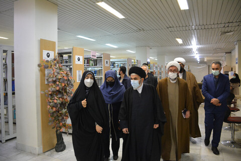 تصاویر/ بازدید نماینده ولی فقیه در آذربایجان غربی از کتابخانه مرکزی ارومیه