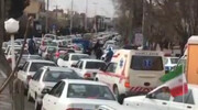 فیلم| راهپیمایی خودرویی مردم تاکستان  ۲۲ بهمن ۱۴۰۰