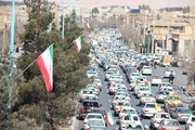 تصاویر/ راهپیمایی خودرویی ۲۲ بهمن ۱۴۰۰ در یزد