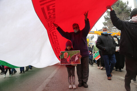 راهپیمایی ۲۲ بهمن در بجنورد
