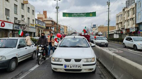 تصاویر / رژه خودرویی وموتوری در یوم الله 22 بهمن در قزوین -عکس -روح الله میرزایی