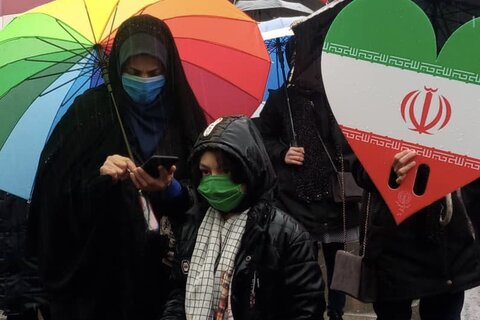 تصاویری از راهپیمایی ۲۲ بهمن در گیلان