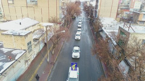 تصاویر/ حضور پرشور مردم شهرستان بوکان در راهپیمایی خودرویی و موتوری ۲۲ بهمن