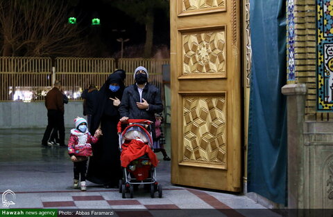 بالصور/ أجواء مرقد السيدة فاطمة المعصومة عليها السلام في ذكرى ولادة الإمام الجواد (ع)