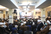 تصاویر/ مراسم بزرگداشت مرحوم آیت الله العظمی صافی گلپایگانی در مدرسه علمیه اباصالح المهدی (عج)
