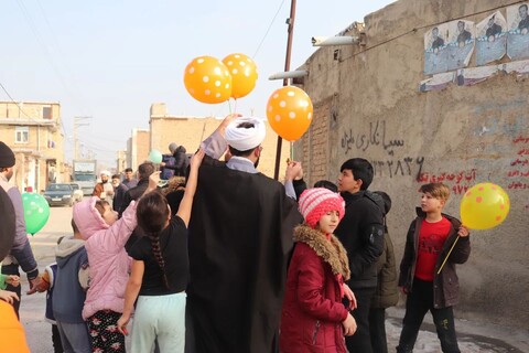 تصاویر/ اجرای متفاوت جشن میلاد حضرت علی(ع) توسط طلاب حوزه علمیه ارومیه