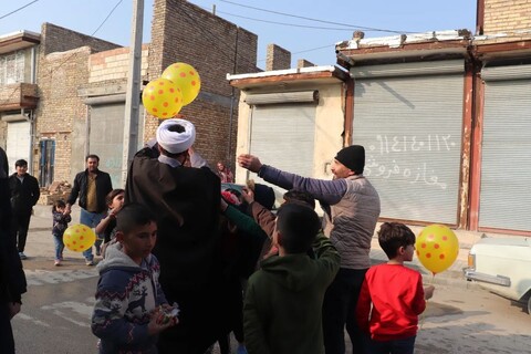 تصاویر/ اجرای متفاوت جشن میلاد حضرت علی(ع) توسط طلاب حوزه علمیه ارومیه