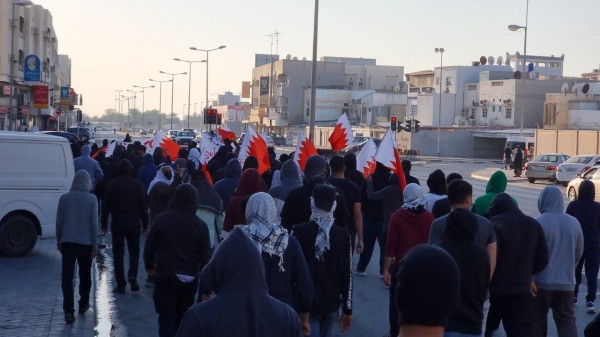 برگزاری مراسم تظاهرات در مناطق مختلف بحرین به مناسبت سالگرد انقلاب