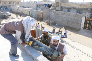 نمایش وحدت عملی در اردوی جهادی طلاب شیعه و سنی + عکس