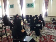 تصاویر/جلسه درس اخلاق در مدرسه علمیه خواهران حضرت فاطمه الزهرا (س) بیجار