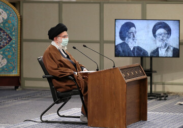 تصاویر/ ارتباط تصویری رهبر معظم انقلاب با جمعی از مردم آذربایجان شرقی