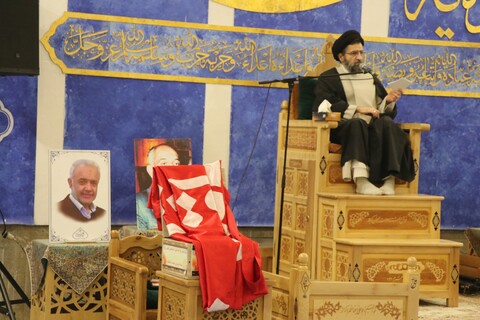تصاویر/ مراسم سوگواری رحلت حضرت زینب(س) و گرامیداشت آیت الله صافی در غدیریه اصفهان