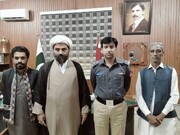 مجلس وحدت مسلمین پاکستان کے مرکزی ترجمان علامہ مقصود علی ڈومکی کی وفد کے ہمراہ ڈی پی او جعفر آباد سے ملاقات