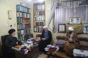 دیدار مدیر حوزه‌های علمیه خواهران با آیت الله شفیعی + عکس