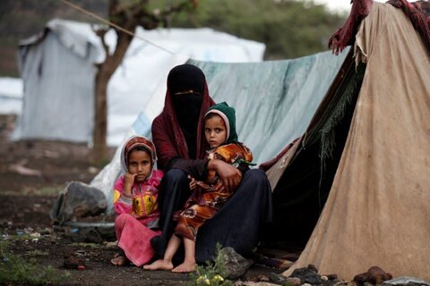 یمنی خواتین و بچے
