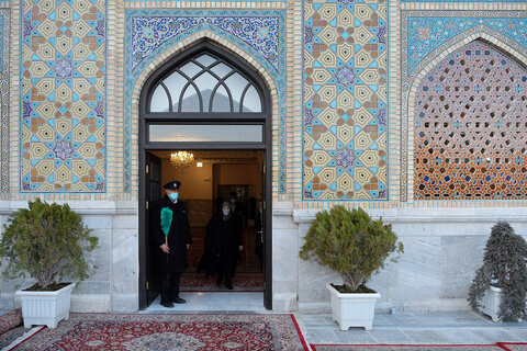 حرم مطہر رضوی کے رواق حضرت زہراء (س) کے جنوبی دروازے کا افتتاح
