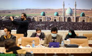 بالصور/ مؤتمر صحفي لمهرجان المنتجات الإعلامية المهدوية لمسجد جمكران بقم المقدسة