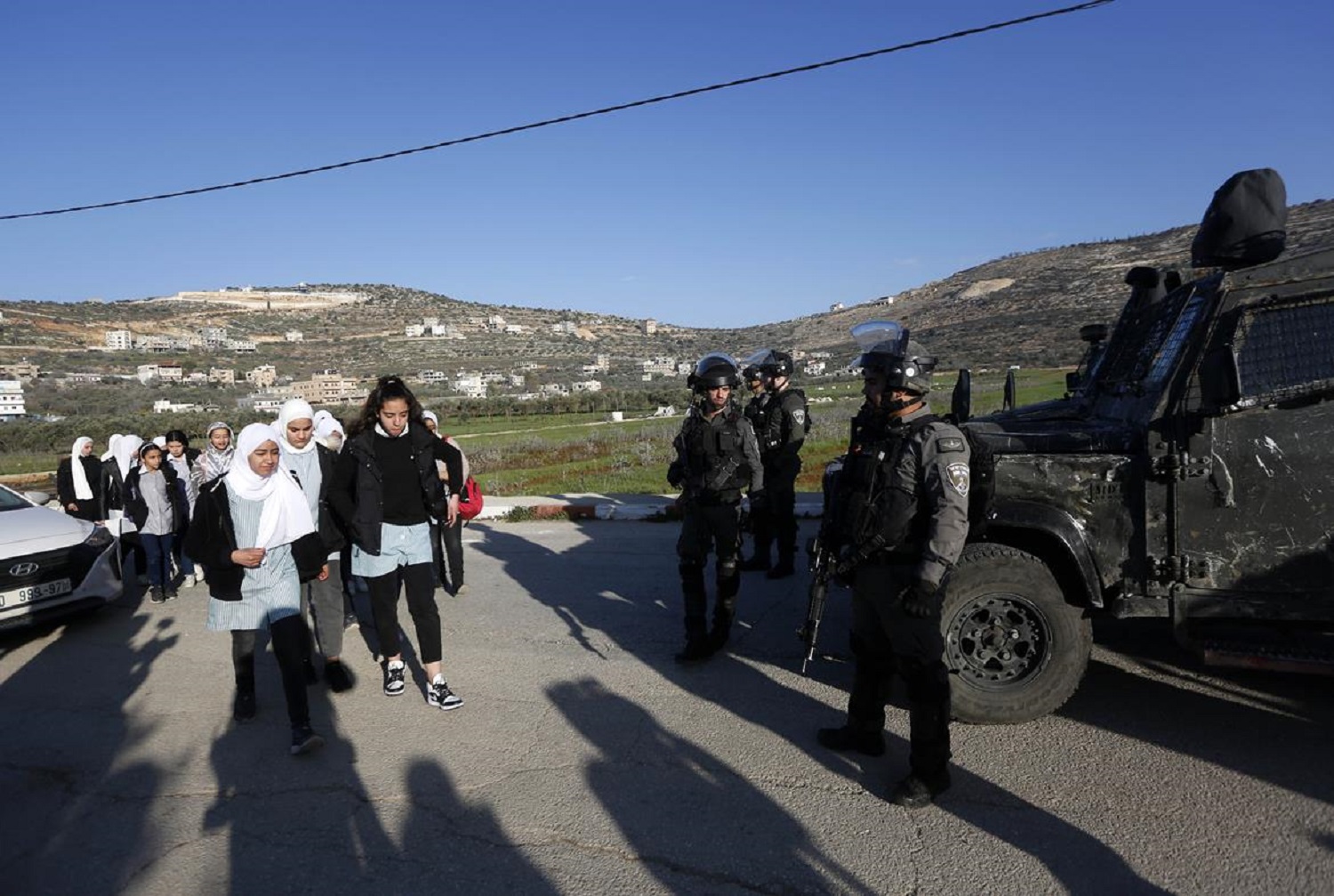 Suffocation injuries during Israeli assault on school near Nablus