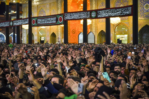 تصاویر/ مراسم عزاداری شب شهادت حضرت امام موسی کاظم علیه السلام در کاظمین