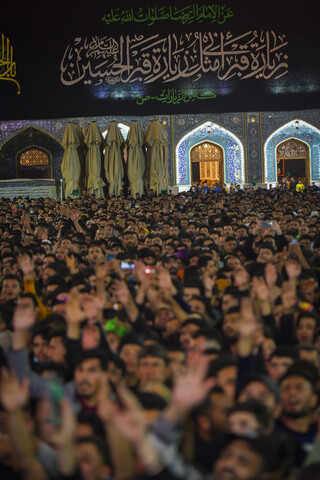تصاویر/ مراسم عزاداری شب شهادت حضرت امام موسی کاظم علیه السلام در کاظمین
