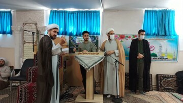 تصاویر/ جشن عید بزرگ مبعث در مدرسه علمیه امام صادق (ع) بیجار