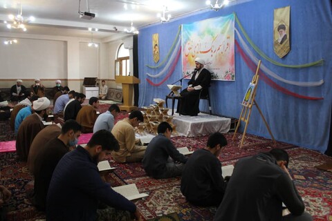 تصاویر/ جشن عید مبعث در مدرسه علمیه امام خمینی(ره) خوی
