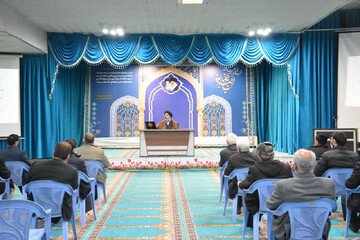 تصاویر/ جلسه تفسیر نهج البلاغه در آذربایجان غربی