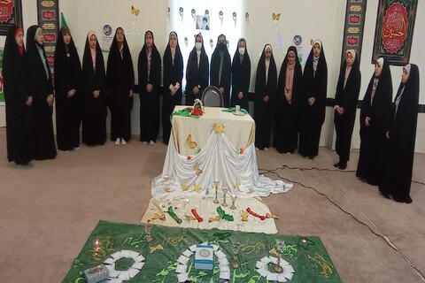 تصاویر/ مراسم جشن بعثت در جوار شهدای گمنام سلماس توسط مدرسه علمیه خواهران