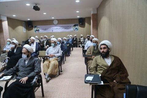 تصاویر/ برگزاری نشست علمی جایگاه فقه و نقش فقیه در نظام سازی در حوزه علمیه خوزستان