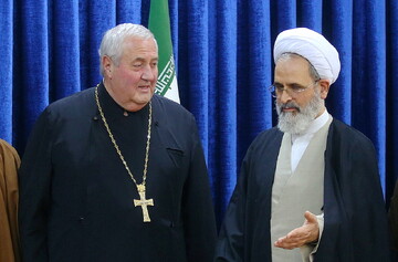 تصاویر/ دیدار دبیرکل شورای جهانی کلیساها با آیت الله اعرافی