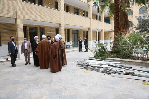 تصاویر/ بازدید آیت الله اعرافی از مدرسه علمیه علوی