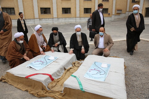 تصاویر/ بازدید آیت الله اعرافی از مدرسه علمیه فاطمی