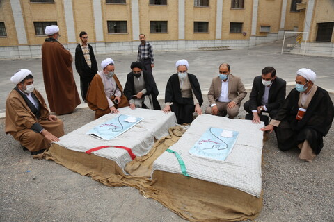 تصاویر/ بازدید آیت الله اعرافی از مدرسه علمیه فاطمی