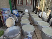 برگزاری نذر واره پخت ۷۲ دیگ غذا در یاسوج + تصاویر