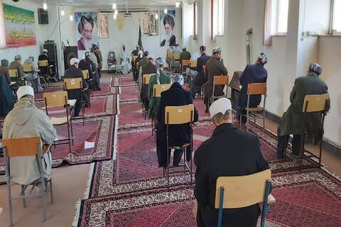 تصاویر/ آزمون تعیبن سطح روحانیون اهل سنت آذربایجان غربی در مهاباد