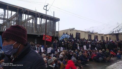 کرگل میں احتجاج