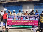 تصاویر/ پشاور حملہ کے خلاف کرگل میں عظیم الشان احتجاجی مظاہرہ