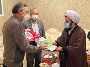 تصاویر/ دیدار امام جمعه و فرماندار شهرستان خوی با جانبازان