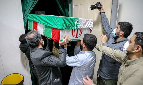 تصاویر/ وداع با پیکر شهیدان مرتضی سعیدنژاد و احسان کربلایی‌پور در معراج شهدای تهران