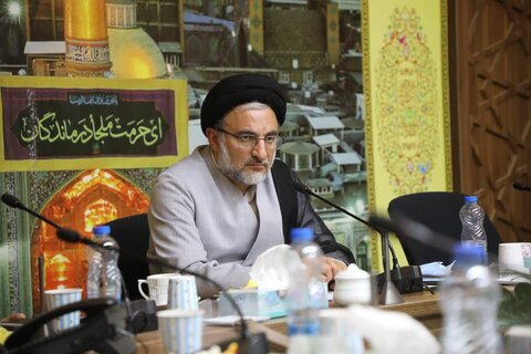 حجت الاسلام و المسلمین خاموشی  رئیس سازمان اوقاف و امور خیریه در مشهد